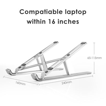 Adjustable Aluminum Laptop Riser – X Style